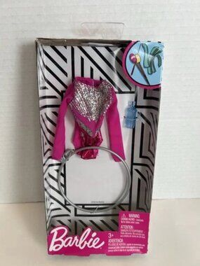 Barbie Career Fashions Outfit Gymnast Fuchsia Leotard & Water Bottle Age 3+ NIB